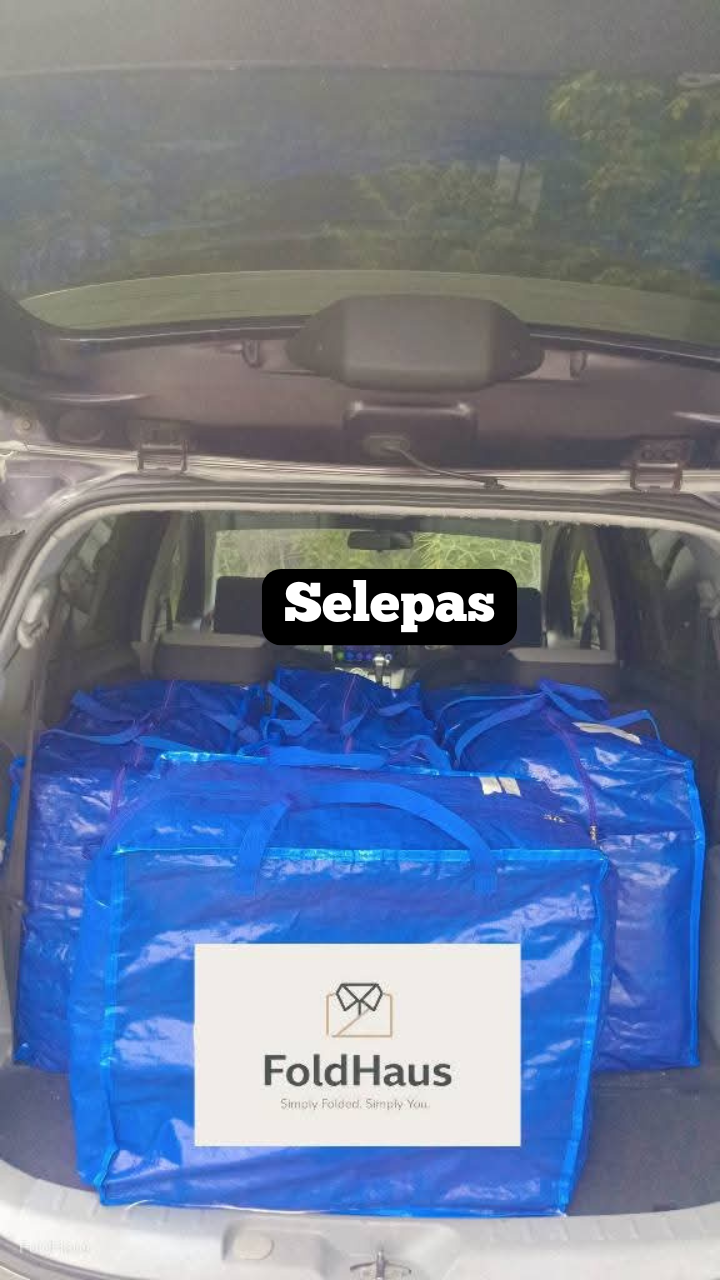 Servis Lipat Baju & Susun Wardrobe di Nilai